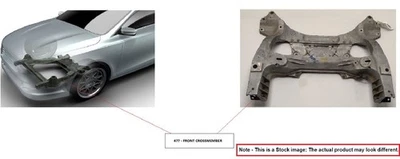 FRONT CROSSMEMBER SUBFRAME 2011-2012 LINCOLN MKX - Imagem 1 de 4