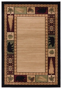 8x11 United Weavers Beige Bordered Area Rug 2055 40426 - Aprx 7' 10" x 10' 6" - Picture 1 of 2