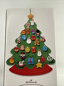 Hallmark Keepsake 2004 Kids Countdown To Christmas Advent Calendar Felt Tree New - Picture 1 of 12