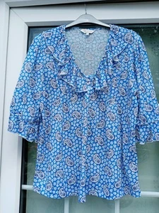 Womens Savannah Miller at Next Paisley Patterned Top Size 14 - Picture 1 of 3