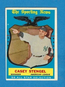 1959 Topps HOF Casey Stengel New York Yankees #552 - Picture 1 of 2