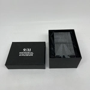 Crystal Glass 3D Laser Etched Solid World Trade Center 9-11 Museum W/ Box - Picture 1 of 8