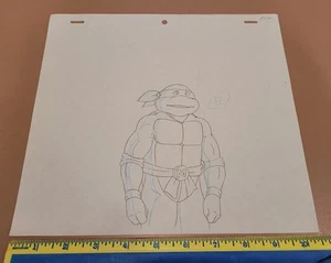 TMNT Original Production Drawing Michelangelo Teenage Mutant Ninja Turtles C-2 - Bild 1 von 1