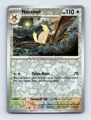 Noctowl Reverse Holo SV05: Temporal Forces 127/162 NM/LP - Image 1 of 2