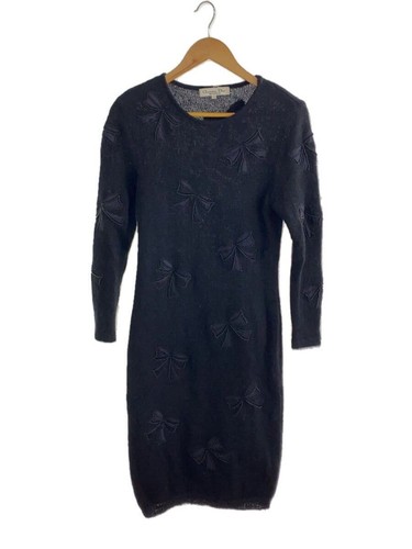 Abito Christian Dior altro manica lunga M lana nero 0630KW74