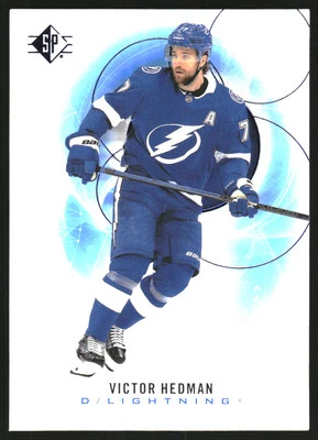 2020-21 SP Blue #3 Victor Hedman Card - Image 1 of 2