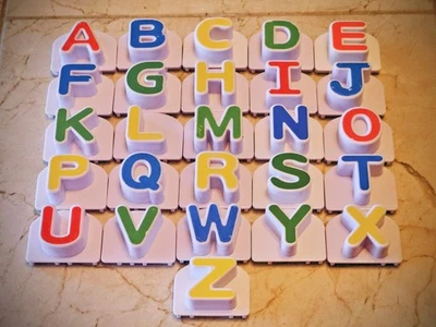 Full Set Leap Frog Fridge Phonics Sun Magnetic ABCs Alphabet 26 Letters Capitals - Image 1 of 4