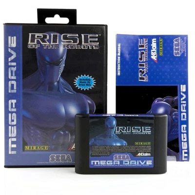 Sega Mega Drive Spiel : Rise of the Robots - Modul Anleitung OVP / PAL MD - Bild 1 von 4