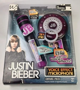 2011 Justin Bieber JB Voice Songs Amplifier And Microphone (Needs New Batteries) - Picture 1 of 9