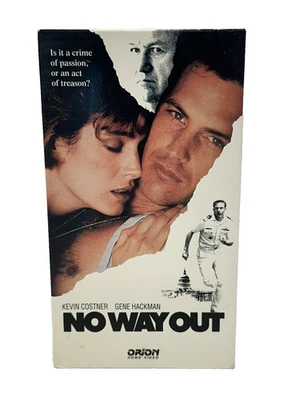 No Way Out (VHS, 1995) - Kevin Costner & Gene Hackman VHS Tape - EP Mode - Image 1 of 4