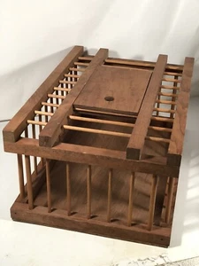 Vintage Primitive Holz Huhn Küken Kiste Träger Brut 18" x 12" x 8" Made USA - Bild 1 von 12