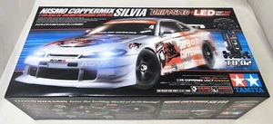 TAMIYA 1:10 TB-02 NISMO Mezcla de Cobre Silvia Drift Especificación + Unidad de Luz LED ARTÍCULO 49486 - Imagen 1 de 4