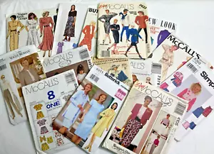 Vintage Sewing Pattern Lot of 14 Women's & Girls Clothing Uncut Variety - Picture 1 of 17