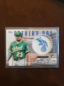 2023 Serie 2 Vatertag Gedenkteam Shea Langeliers Rookie Patch RC - Bild 1 von 2