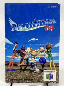 Pilotwings 64 Pilot Wings Nintendo 64 N64 Instruction Booklet Manual Only - Picture 1 of 6