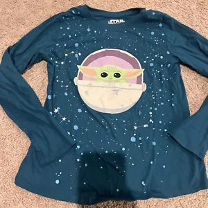 Star Wars GROGRU Shirt Sz 10/12 GIRLS LONG SLEEVE - Picture 1 of 4