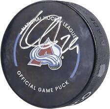 Nathan MacKinnon Colorado Avalanche Autographed Official Game Puck