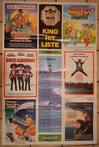 Plakat Kino Hits Februar 1987 Crocodile Dundee Asterix bei den Briten Die Fliege - Picture 1 of 1