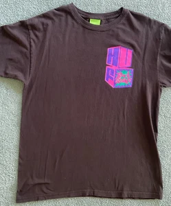 HUF Men's Large Brown Graphic T Shirt Short Sleeve - Rock Steady - Picture 1 of 6