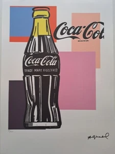 Andy Warhol Signed Lithograph - Coca-Cola - Certificate Leo Castelli - Picture 1 of 5