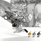 Cnc Adjust Rear Set Rearsets Footrests Foot Pegs For Bmw S1000rr S1000r 09-14