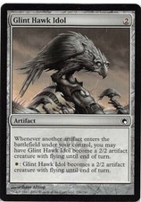 Glint Hawk Idol *PLAYSET* Magic MtG x4 Scars of Mirrodin SP