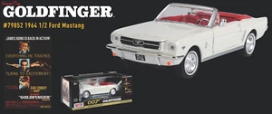 MotorMax Ford Mustang 1/2 1964 Goldfinger James Bond 60th Diecast Model - Foto 1 di 1