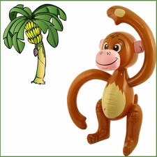 Inflatable Monkey Blow-up Kid's Party 58CM Animal Jungle Fun Fancy Dress Play