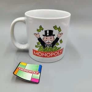Taza grande Monopoly juego de mesa nueva con etiquetas 20 oz - Imagen 1 de 5