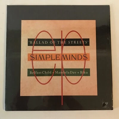 Simple Minds Ballad Of The Streets Vinyl 12" EP Virgin 1989 Rock Electronic NEW! - Image 1 of 3