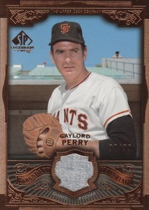 2006 SP Legendary Cuts Material Bronze #LM-GP2 Gaylord Perry 97/99 Relic