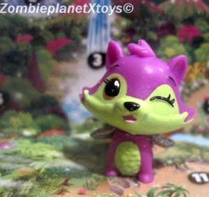 FIGURA SUELTA DE BOSQUE DE MAPACHES HATCHIMALS COLECCIONABLES PÚRPURA COMO NUEVA - Imagen 1 de 3