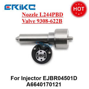 Repair Kt Nozzle L244PBD+Valve 9308-622B for Injector EJBR04501D A6640170121 - Picture 1 of 7