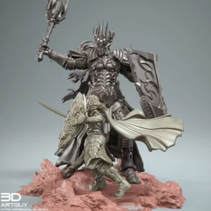 Dark Lord vs Elf King Diorama(100mm)/Dungeons and Dragons/RPG/3DartGuy - Bild 1 von 3