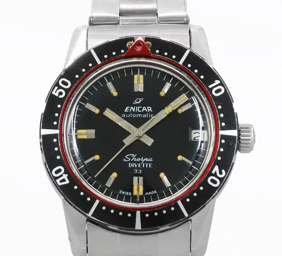 Reloj Hombre Enicar Sherpa Dibetta Ref.100/216 33Jewels Cal.AR1145 Automático 1960 Foto 1 de 1