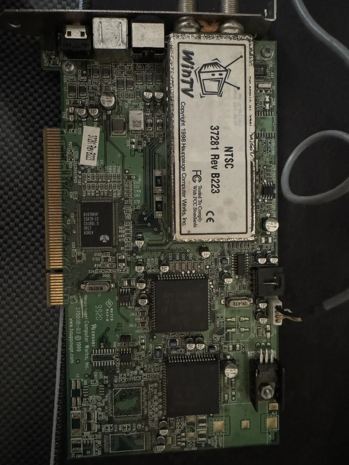 Sintonizador de TV Hauppauge WinTV Tarjeta NTSC 37281 REV B223 370000-03 Foto 1 de 3