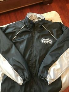 Vintage San Antonio Spurs G-III & Carl Banks Fleece Windbreaker Jacket, Medium