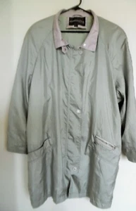 Vintage Women's Forecaster Of Boston Polyester/Nylon Coat Light Green Sz L - Picture 1 of 3