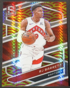 RJ Barrett 2023-24 Panini Spectra Red & Yellow Prizm Parallel #57 (37/49) Raptor - Picture 1 of 2