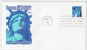 TurtlesTradingPost- Statue of Liberty Coil FDC- #3476 2001 Artmaster Cachet - Picture 1 of 2