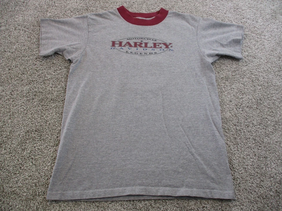 Camisa Harley Davidson Vintage Juvenil Grande Memphis 10 Aniversario Años 90 Foto 1 de 4