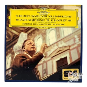 Mozart Symphony No 33 Schubert Symphony No 5 Bohm 7 1/2 IPS Reel Tape Deutsche - Picture 1 of 4
