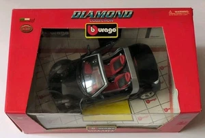 Bburago Smart Roadster - 1:18 scale diecast model Black bad box top included - Picture 1 of 3