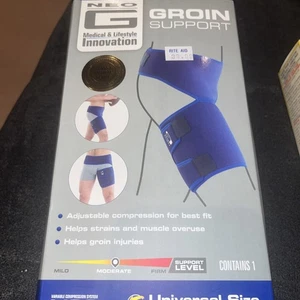 Neo G Groin Support Brace Adult Universal One Size Adjustable Nib - Picture 1 of 1