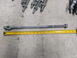 (Lot of 5) Oval Eye Bolts 18" x 5/8" - Galvanized Utility Pole Line Hardware - Picture 1 of 1