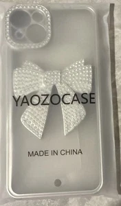 Funda para iPhone 14 Plus Cristal Diamante Estrás Brillante Cámara Lente Protectora - Imagen 1 de 2