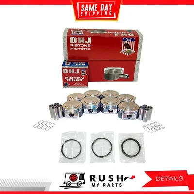 02-07 Piston and Ring Kit For Dodge Dakota 4.7L V8 SOHC 16v DNJ PRK1101 - Image 1 of 3