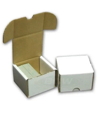 New (5) BCW 200 Count Cardboard Trading Card Storage Boxes - Image 1 of 2