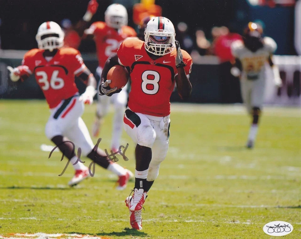 DUKE JOHNSON Signed Glossy Color Photo JSA STICKER - Image 1 of 1