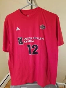 Washington Mystics WNBA Adidas Classic Red Mystics #12 Large T-Shirt - Picture 1 of 3